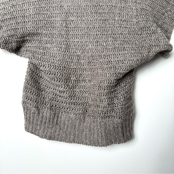 Free People Oversized Cozy Short Sleeve Cowl Neck Chunky Knit Sweater - Picture 5 of 11